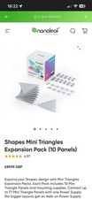 Image of Nanoleaf Shapes Mini Triangle Expansion Pack 10x Never Used, Comes In Box.