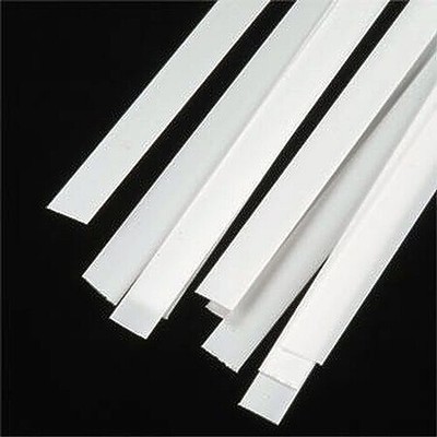 Plastruct Rectangle Strip .010x.1/4x10 (10) - #90719