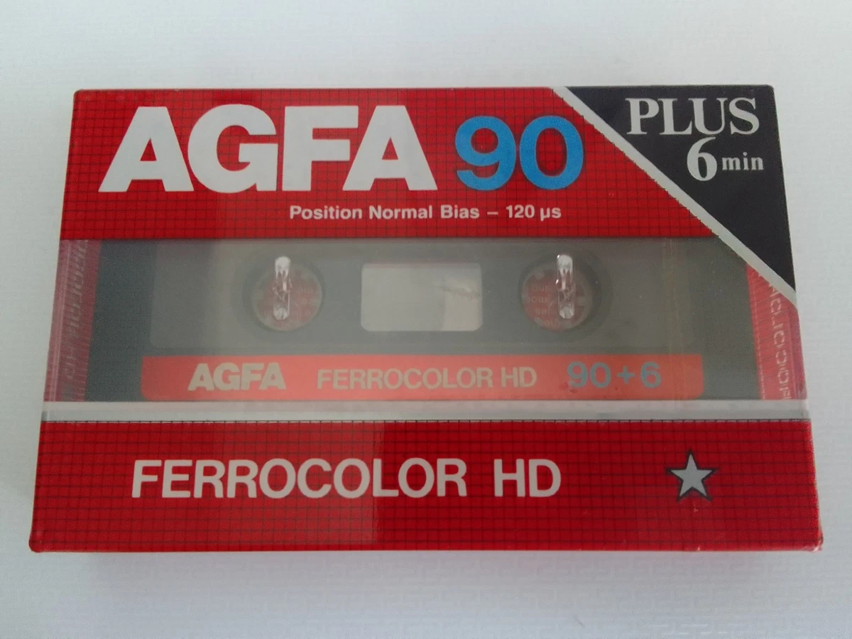 Cassette K7 audio AGFA 60 min Type II CRX 60 NEUVE NEW