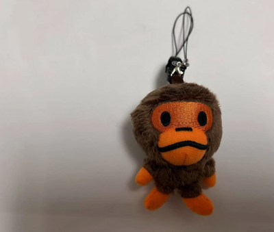 New With Tags A Bathing APE Baby Milo Plush Doll Keychain Bag