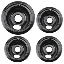 WB31M19 WB31M20 Porcelain Drip Pans by - Compatible for GE Hotpoint Range Coo...