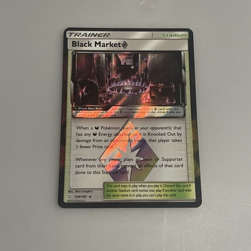 Black Market  134/181 Prism Star Rare Team Up Pokemon 2019