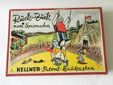 Vintage Kellner Patent-Baukasten "Ruck und Zuck zwei Spa&szlig;macher" vor 1952