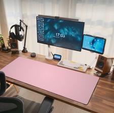 Pink Mouse Pad Extended Large Gaming Mousepad XL Big Long Oversized Desk Mat ...