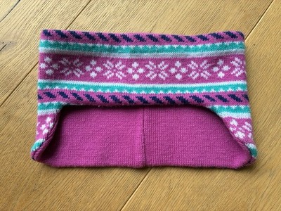 warmes Stirnband Mädchen pink Gr 116-152 6-12 Jahre