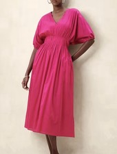 Banana Republic NWT Fushia Dress, XXS Petite 