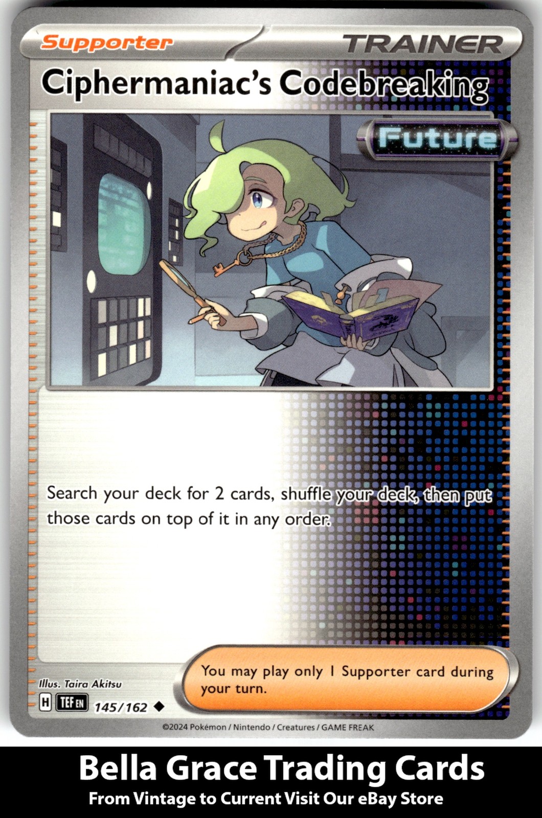 Ciphermaniac's Codebreaking #145/162 SV05: Temporal Forces Pokemon Uncommon