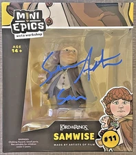 Sean Astin Autographed Mini Epics LOTR Samwise Gamgee #11 by Weta Workshop!