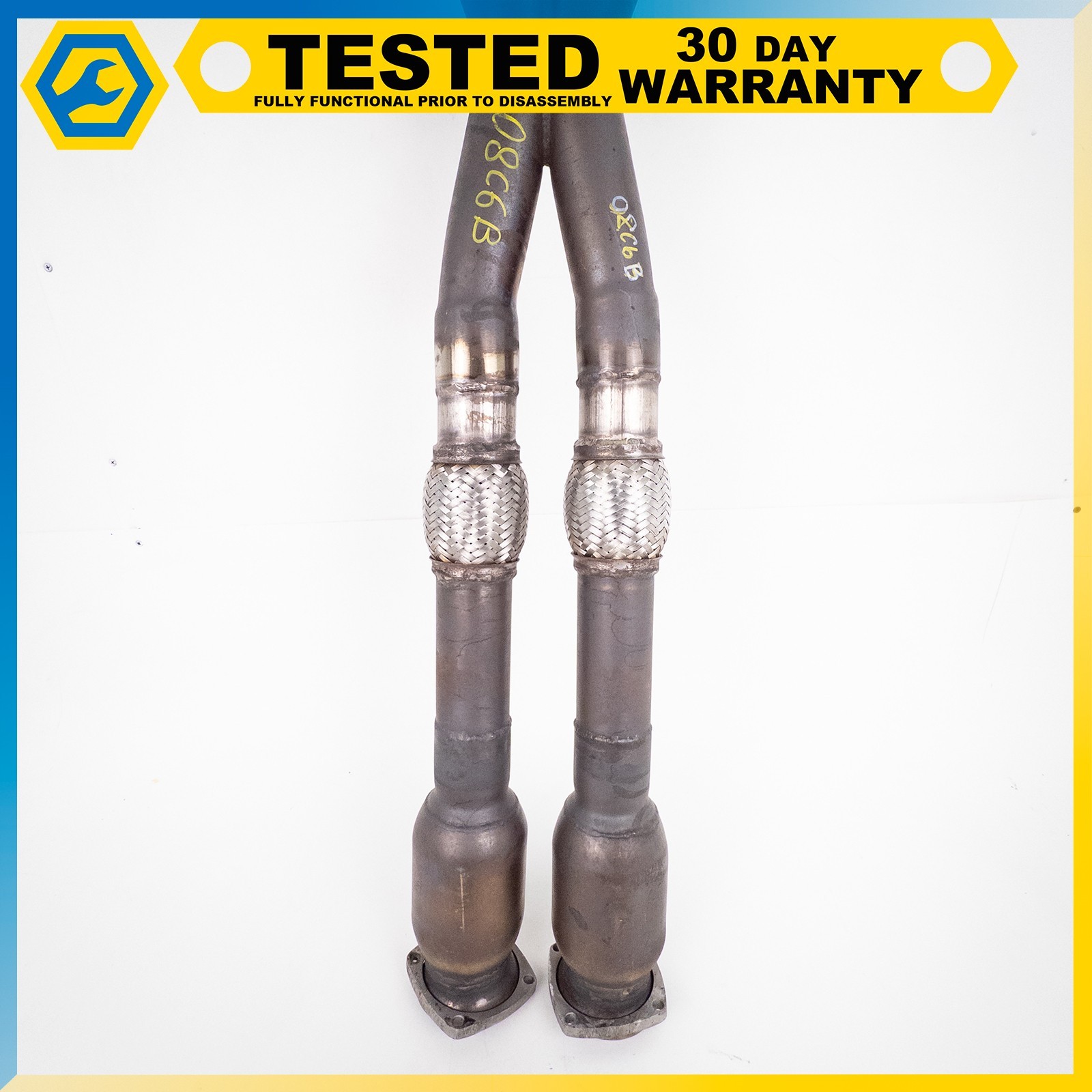 05-13 CHEVROLET CORVETTE C6 XLR EXHAUST X-PIPE ASSEMBLY INTERMEDIATE OEM