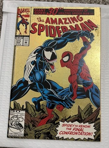 The Amazing Spider-Man  #375 Giant Sized Gold 30th Anniversary