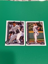 Chase Dollander 2025 Update And Topps RC 2 Card Lot.