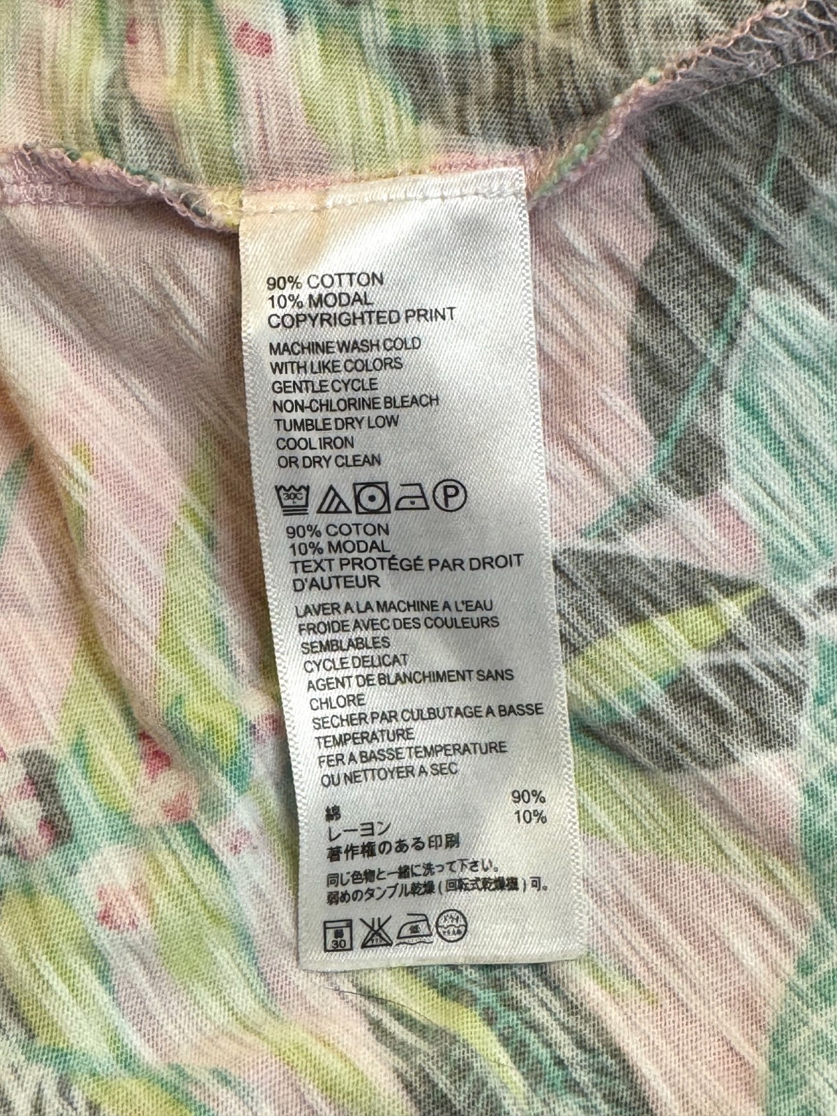 Tommy Bahama Livia Leaves Sundress XL Cotton Pink Tropical Sleeveless Resort EUC