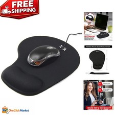 Anti-Slip Comfort Mouse Pad with Gel Foam Wrist Rest for Optimized Performance