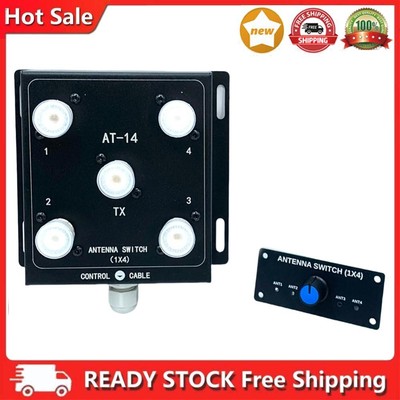4-Way Coax Remote Antenna Switch Antenna Splitter Switch 500W PEP 1.8-60MHz