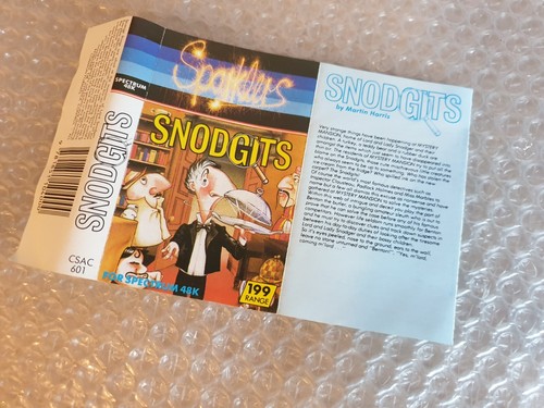 Snodgits - Sparklers - Sinclair ZX Spectrum (testowane ✔️)🟧 - Zdjęcie 3 z 9