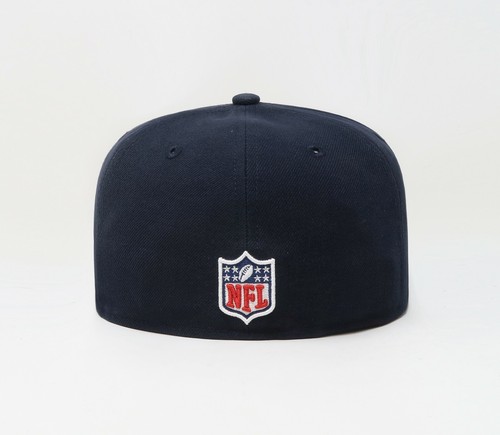 New Era 59Fifty Men Boys Cap Chicago Bears "C" On Field Navy Blue Fitted Hat - Picture 4 of 5