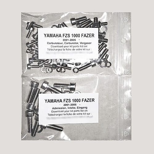 Yamaha FZS 1000 FAZ 2001-2005 Kit Nr.1 Schrauben BTR Edelstahl Vergaser FZS1000 - Bild 1 von 1