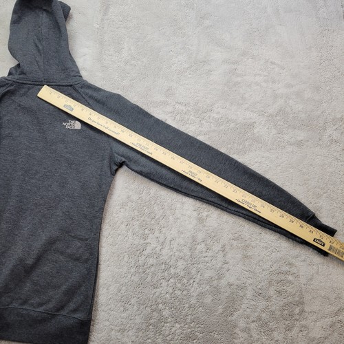 The North Face Edge To Edge Hoodie Womens Medium Gray Fleece Sweatshirt New - Picture 11 of 12