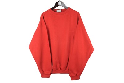 VINTAGE WRANGLER SWEATSHIRT SIZE XL red 90's jumper crewneck sport style