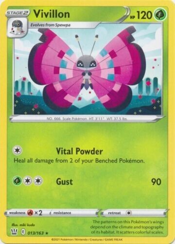 pokemon vivillon card 193/191 Vivillon