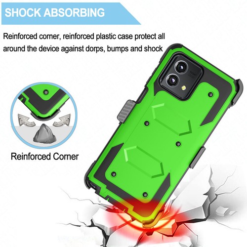 For Moto G Stylus/Power/G 5G 2024 Case +Screen Protector Holster Belt Clip Cover - Picture 14 of 18