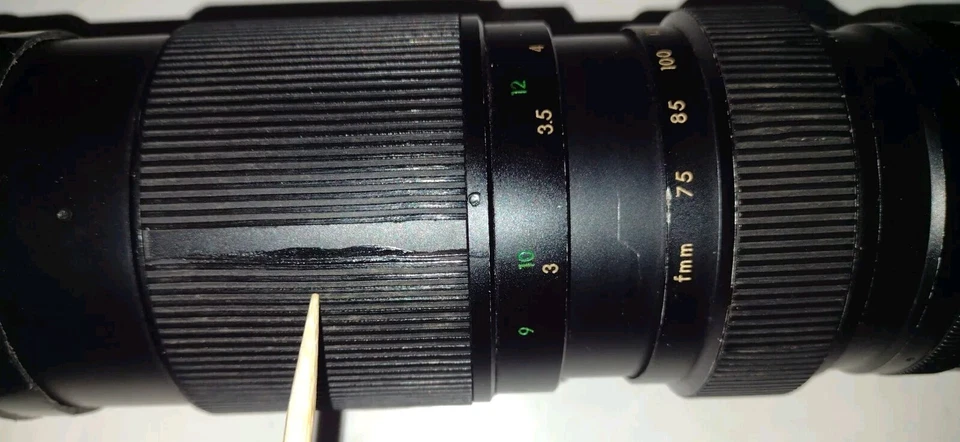 Lente zoom automático Lentar 1:4,5 f = 75 mm - 230 mm cámara vintage fotografía Japón Foto 2 de 4