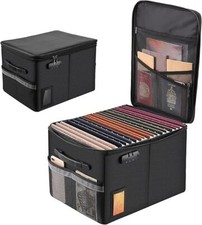 Chokoter Fireproof Document Box File Organizer Box, Cabinet Storage RRP £36