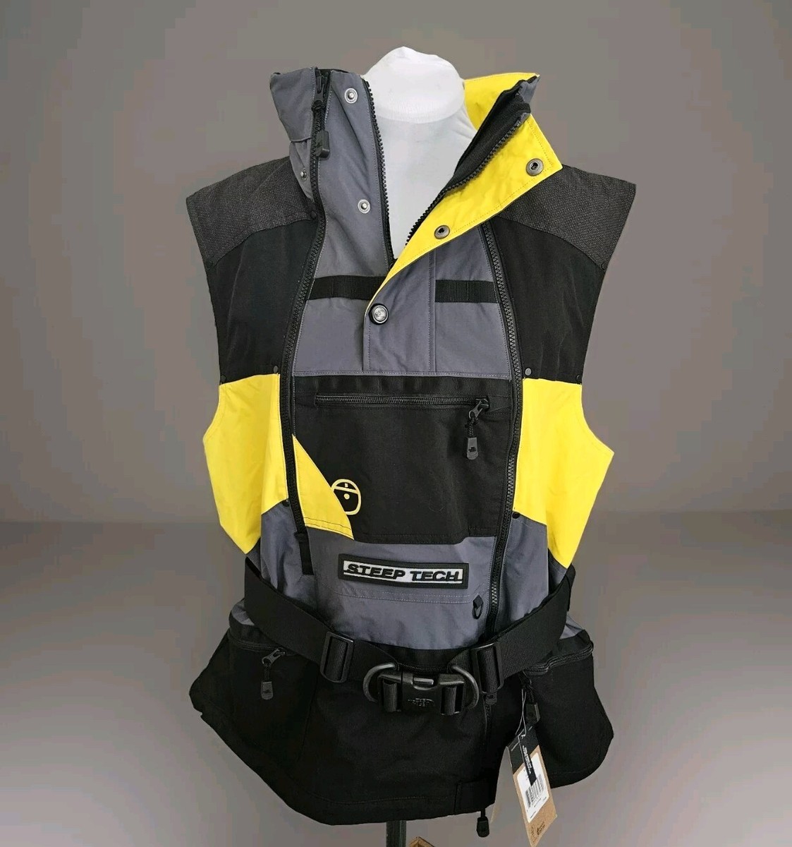The North Face STEEP TECH Apogee Vest Lightning Yellow Black The North Face STEEP TECH Apogee Vest Lightning Yellow Black