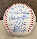 1991 NY Yankees Team Signed 14 Players Baseball Barfield, Tommy John, Pat Kelly