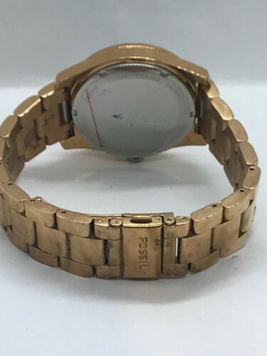 Fossil ES3765 Women's Watch Stainless Steel Boyfriend Dragonfly Green Dial D145 - Picture 6 of 7