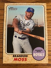 Brandon Moss 2017 Topps Heritage High Number HN Royals Card #612  *2131*