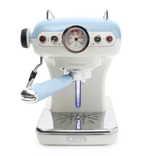 Ariete Vintage 850W 0.9 Liter Kitchen Countertop Espresso Coffee Machine, Blue