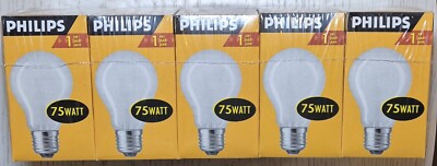 10 x Philips E27 75W matt Classic A60 Glühlampe Glühbirne dimmbar Kein LED 930lm