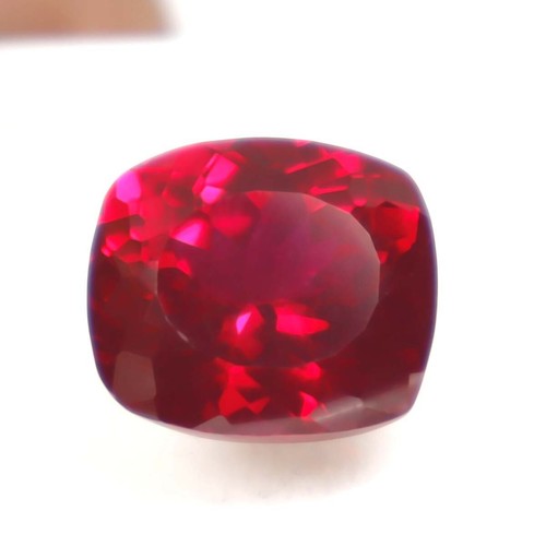 Natural Blood Red Ruby 8.40 Ct Cushion Cut GIE Certified Loose Gemstone 917 - Picture 7 of 9
