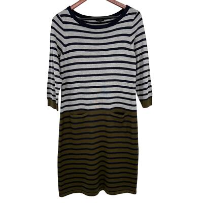 talbots christmas dresses Talbots WOOL BLEND Knit Sweater Dress Sz Medium Winter Cozy Christmas  Forman