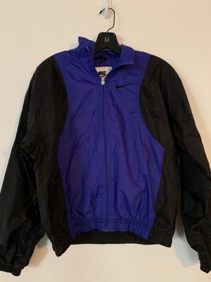 purple and black nike windbreaker