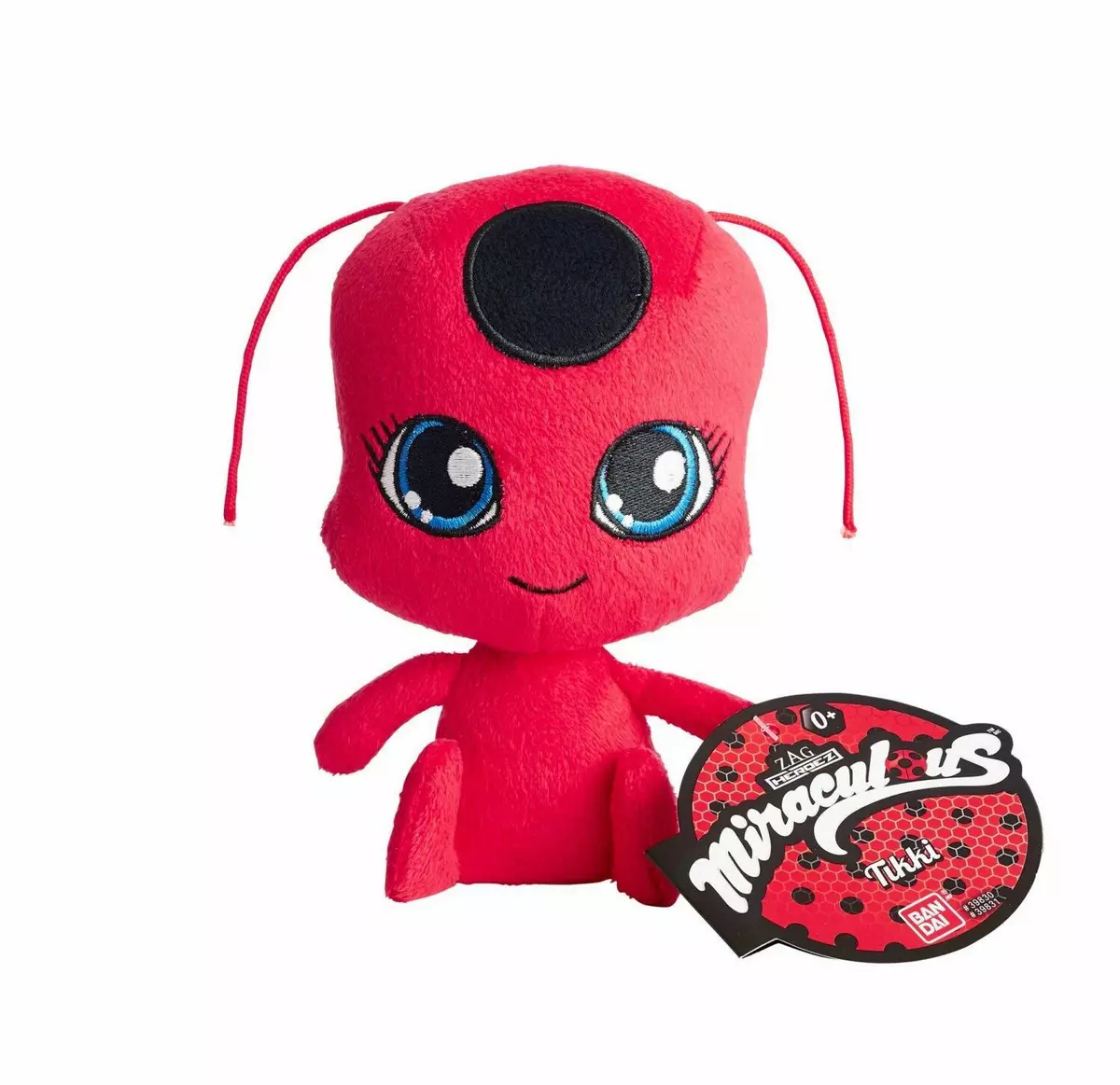 Miraculous: Tales of Ladybug & Cat Noir ~ TIKKI & PLAGG PLUSH SET ~ Bandai