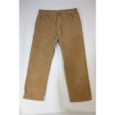 Dickies Men's carpenter pants jeans 38 x 30 denim Tan Beige Cotton Work Wear