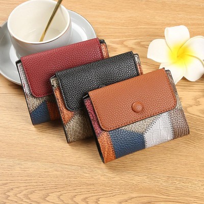 Ladies Short Small Money Purse Wallet Women Leather Folding Coin Card Holde GXD