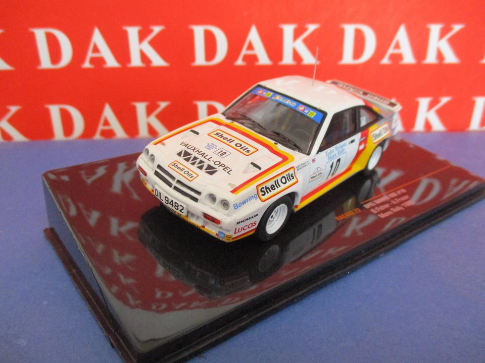 Die cast 1/43 Modellino Auto Opel Manta 400 Manx Rally 1985 B. Fischer by Ixo - Immagine 2 di 4
