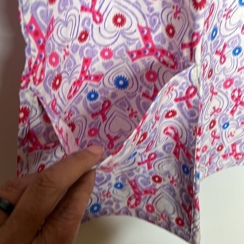 NWT Beverly Hills Uniforms Scrubs 5X PLUS SIZE Breast Cancer - Picture 4 of 8