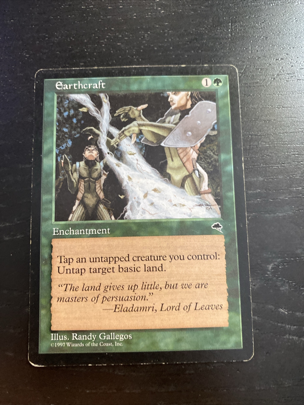 Earthcraft MTG Tempest Rare Reserved List MTG Scarce Elf Deck Gift X1