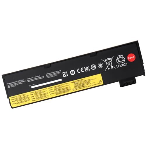 72Wh 61++ 01AV423 01AV425 Batteria per Lenovo ThinkPad A485 A475 T480