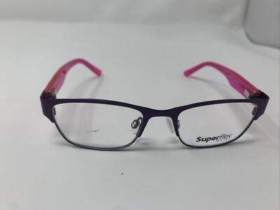 Superflex Eyeglasses Frame Sfk125 C.2 45-16-125 Pink Kids Full Rim H582