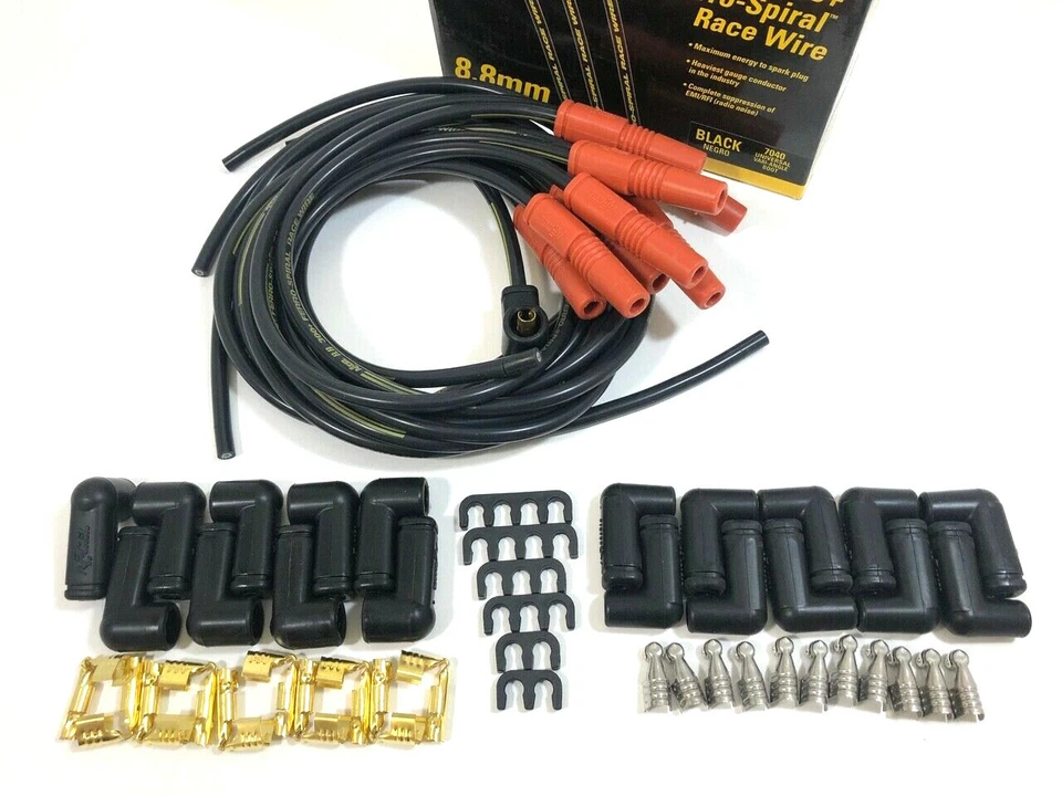 Провода свечи зажигания Ford FE 390 332 352 360 406 427 428 HEI & Points Accel 8,8 мм - Изображение 2 из 4