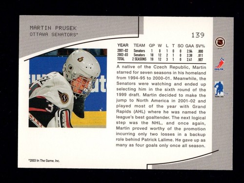 2003-04 Be A Player Memorabilia Base Hockey Cards You Pick From The List - Picture 51 of 75