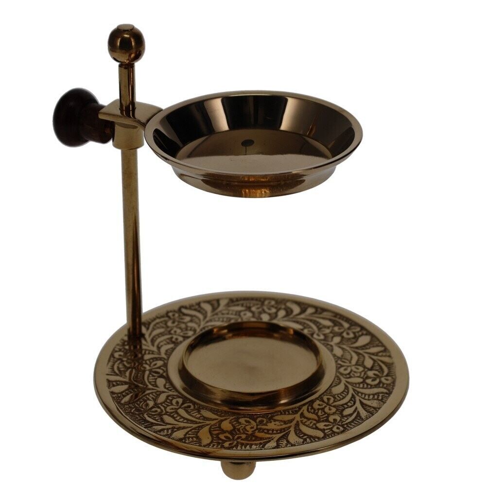 1x Brass Tealight Resin Incence Burner Trishul Tealight Resins Burner