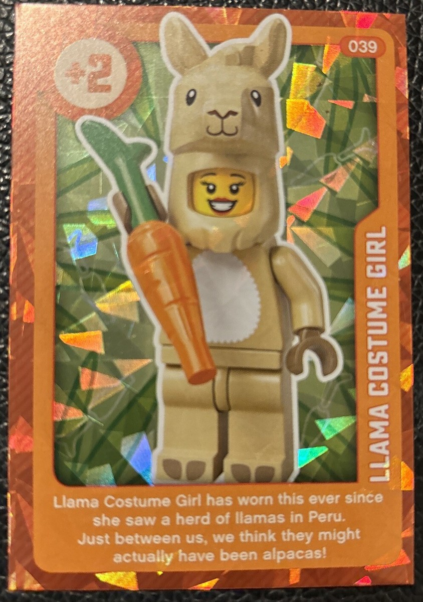Sainsburys LEGO Living Amazingly Single Card 2020 Numb 039 Llama