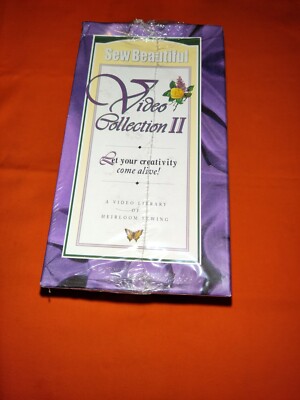   VHS SEW BEAUTIFUL with Martha Pullen Video Collection  (VHS set)  sealed