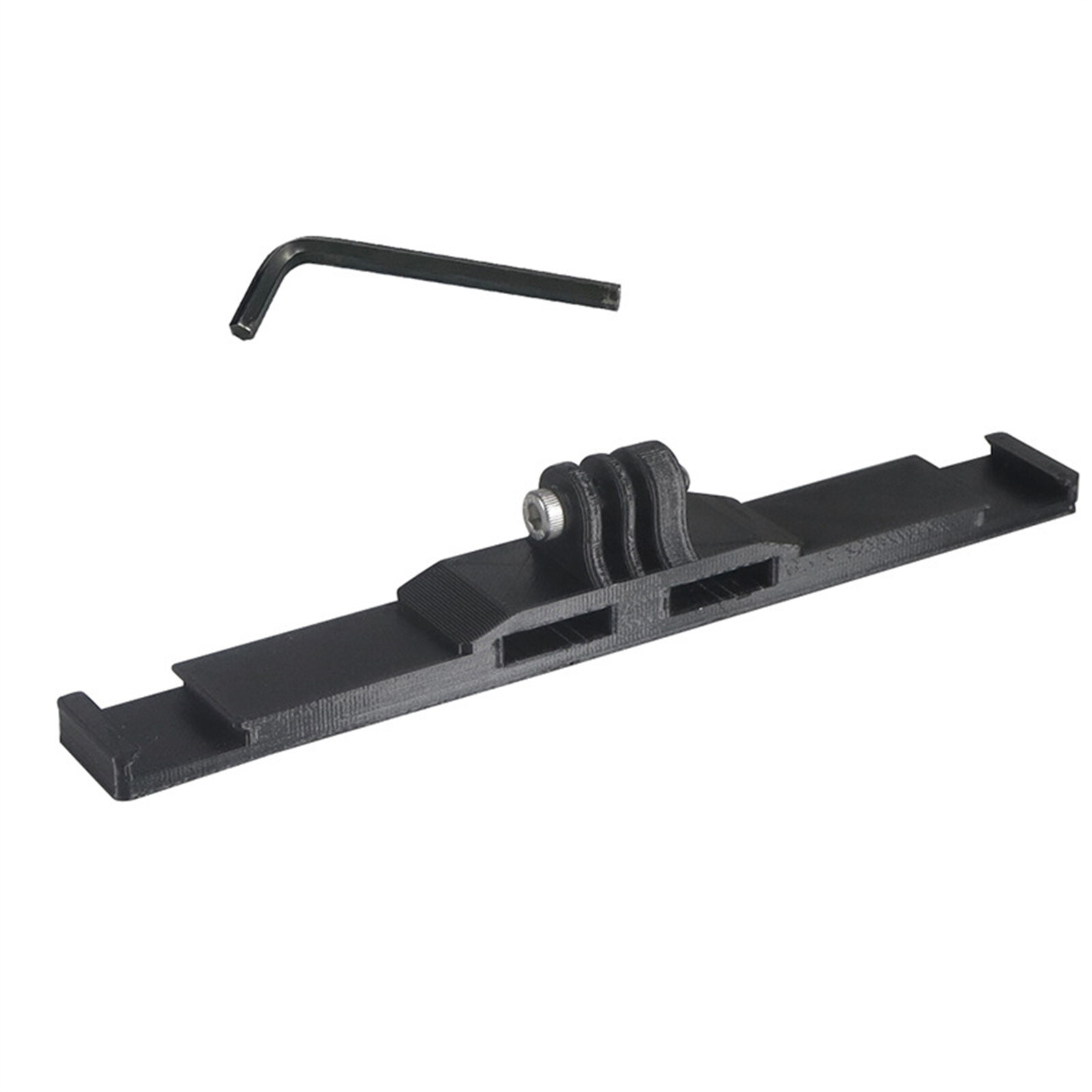 NEW Camera Dual Head Cold Shoe Mount Adapter Extension Bar Vlog Bracket